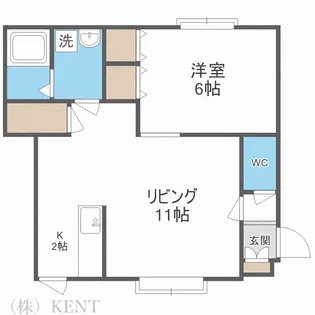 條野ハイツGII【2階】の間取り