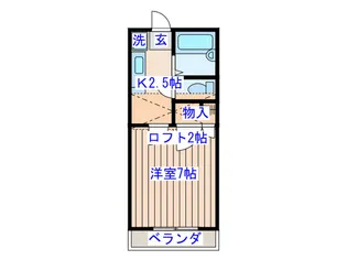 エアリ-ヒルズ【1階】の間取り
