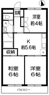 パストラル山口【2階】の間取り