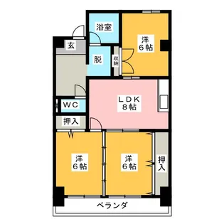 メゾン大和【3階】の間取り