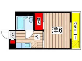 パ-クサイド清澄第2【6階】の間取り