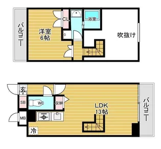 フローリッシュの間取り