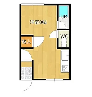 オリス美幌【1階】の間取り