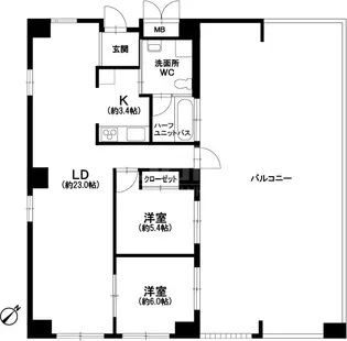 フェイズイン山王【8階】の間取り