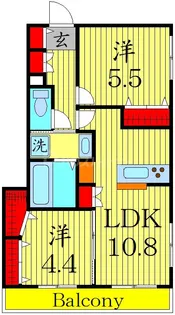 LE CHARBON【2階】の間取り