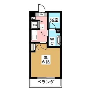 レジディア市ヶ谷【2階】の間取り