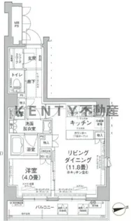アイルグランデ南大井【5階】の間取り