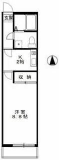コートヴィアーレ【1階】の間取り