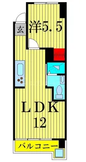亀有第10ウィーンハイツ【2階】の間取り