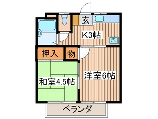 ハイツシャルムの間取り