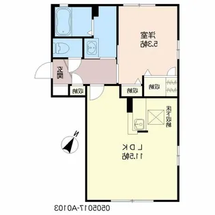 エステルA【1階】の間取り