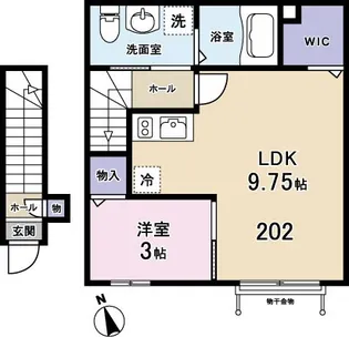 リバーパーク隅田III【2階】の間取り