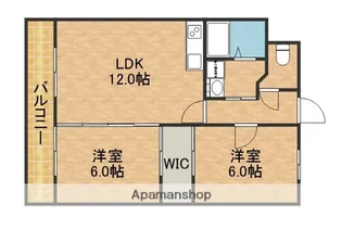マンション加藤【2階】の間取り