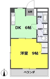 コーポT2【2階】の間取り