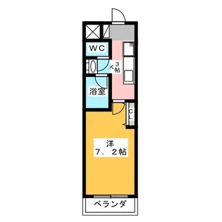 セザール北山【3階】の間取り