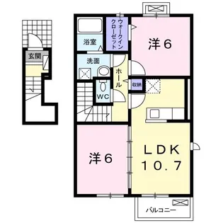 リコルディーオ【2階】の間取り