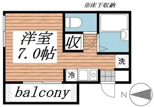 プランタン六町【1階】の間取り