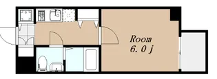 リンクハウス西本町【8階】の間取り