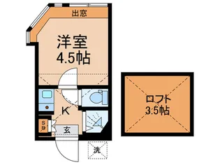 グレイスクオーレ【1階】の間取り
