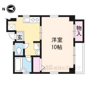 ウェールズ松ヶ崎【3階】の間取り