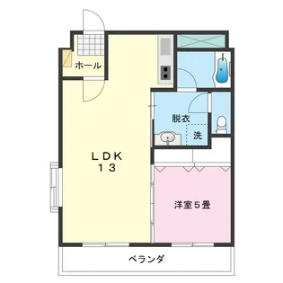 メルベーユ棚原II【2階】の間取り