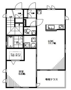 コニストンロッヂ【1階】の間取り