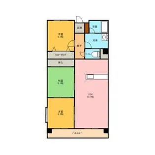 パルクプロッシュ【2階】の間取り