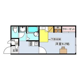 ピュアグリート【2階】の間取り