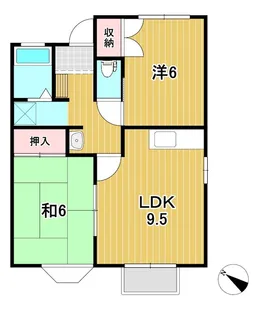 メゾンGM【2階】の間取り