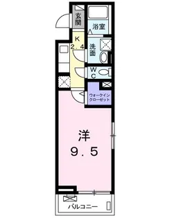 ブランドール【2階】の間取り