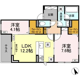 CASA de MaNa 吉祥寺【1階】の間取り