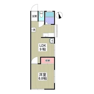ヤナセハイツ【2階】の間取り