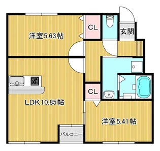 ファインI【1階】の間取り
