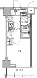 ハーモニーレジデンス品川ウエスト#002【6階】の間取り