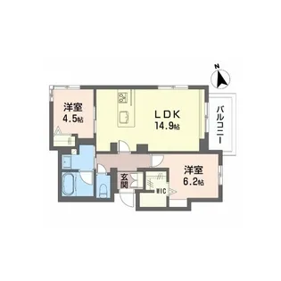 Erable【2階】の間取り