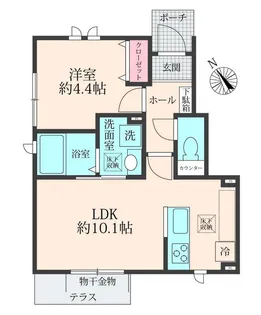House 千歳船橋【1階】の間取り