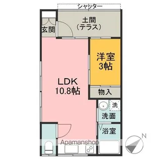 セレクトハウス【1階】の間取り