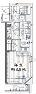 レガリス大島【3階】の間取り