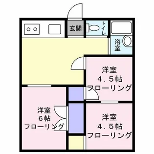 第二葉山コーポ【2階】の間取り