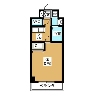 プログレス八乙女【5階】の間取り