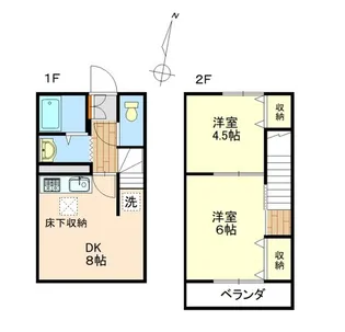 サンテラス【1階】の間取り
