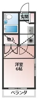ジュネパレス越谷 第19【2階】の間取り