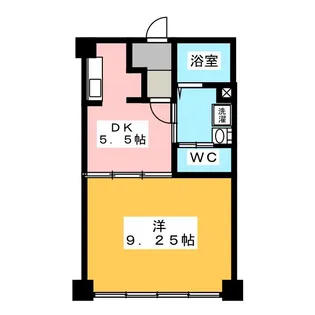 コンフォート二番【4階】の間取り
