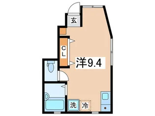 クレ-ドル下丸子【1階】の間取り