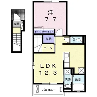 Berry fields【2階】の間取り