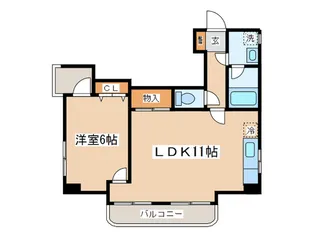 エクセルシティ-MMビル【3階】の間取り