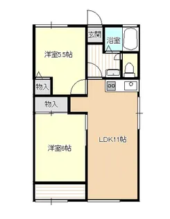 シティハイムレイメイ【1階】の間取り
