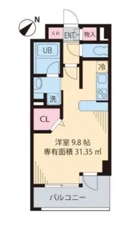 フォレスト446【1階】の間取り