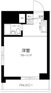 フォーラムイン東京1【13階】の間取り