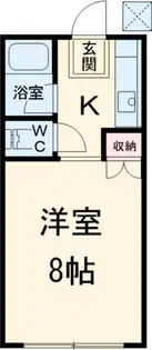 コーポコジマA棟【1階】の間取り
